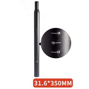 시트포스트 알루미늄 합금 자전거 시트 싯포스트 MTB 도로 액세서리 길이 254mm 272mm 286mm 316mm, 31.6x350mm 실버, 1개