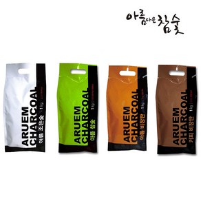 아름다운참숯 캠핑 피크닉 바베큐 고기 업소용 숯 1kg, 1개