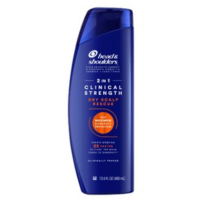 헤드앤숄더 2인1 클리니컬 스트렝스 드라이 스칼프 레스큐 샴푸, 1개, 400ml