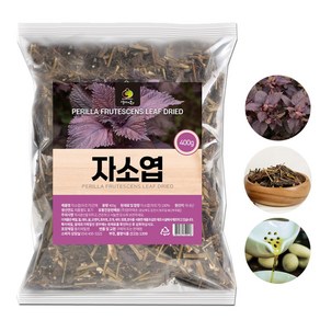 국산 100% 차조기 자소엽 400g 차즈기 보라색 깻잎 소엽, 1개, 1개입