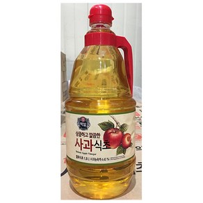 사과식초(백설 1.8L) / 씨제이제일제당 사과 식초, 1개, 1.8L