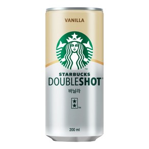 스타벅스 더블샷 바닐라, 200mlx18캔, 200ml, 18개