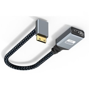 HDMI to Mini HDMI 젠더 4K 노트북 포터블 모니터