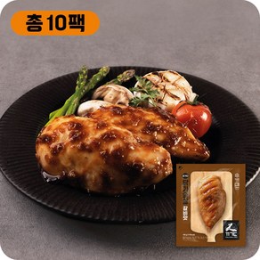 꼬기다 프리미엄 수비드 소스 닭가슴살, 100g, 10개, 갈비맛