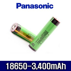 18650 배터리 파나소닉 3400mAh 대용량 충전배터리 보호회로형 18650 충전기