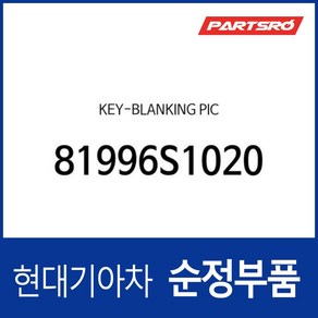 차량 리모컨 블랭킹키 보조키 비상키 (81996S1020) 올뉴 싼타페 (TM) 팰리세이드