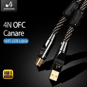 HIFI USB OTG 케이블 USB 타입 A to B USB 케이블 4N OFC 타입 C to 타입 B 오디오 케이블, 0 Upgaded AB_0 0.5m, [01] Upgaded A-B