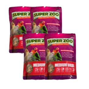 슈퍼주 중형새사료 700g x 4개