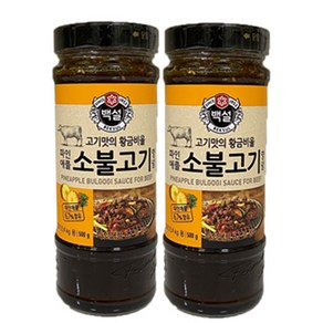 (상온)[백설]파인애플소불고기양념500g, 500g, 2개