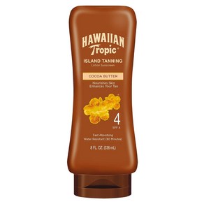 Hawaiian Tropic Island Tanning Lotion 하와이안트로픽 아일랜드 태닝 로션 SPF 4 237ml 2팩