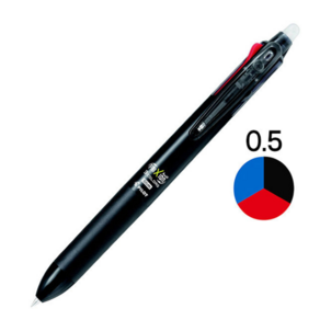 Fixion Ball 지워지는 볼펜 프릭션 3색 0.38mm 0.5mm, 슬림 블랙 0.5mm, 1개