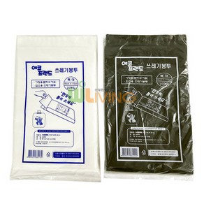 배접형 분리수거용 국산비닐봉투(100Lx100장) WL-2668 재활용 쓰레기통 실내 분리수거, 검정, 색상:검정