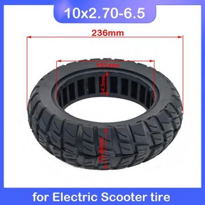 스쿠터 전기 스쿠터용 비팽창식 방폭 솔리드 타이어 10 인치 10x. 70-6.5 70/65-6.5 범용 255x70