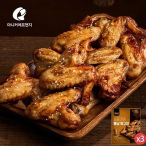 마니커에프앤지 소금구이통날개구이 400g(3봉), 3개, 400g