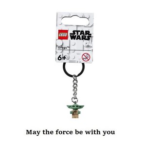 레고 스타워즈 열쇠고리 키링 854187 그로구 May the foce be with you