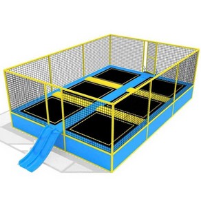 키즈카페 방방이 설치형 성인 대형 트램폴린 실내외, 21번 모델 스퀘어