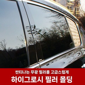 B필러 미러 플레이트 올뉴스포티지 (6P) 하이그로시 몰딩