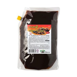 뉴그린 바베큐데리야끼소스2kg (1박스6개입수) 박스판매, 2kg, 6개