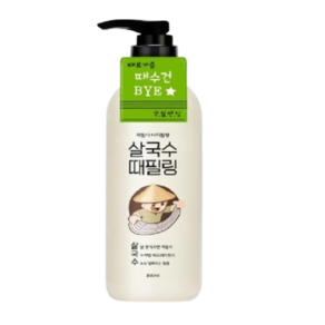라끄베르 때밀이 바디필링 살국수 300ml (3종 중 택1), One Colo/녹차탕 살국수 300ml, 1개
