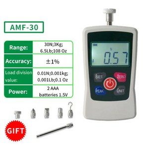 AMF 디지털 힘 게이지 푸시 풀 동력계, AMF-30, 3) AMF30