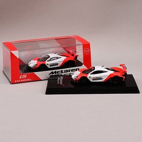 1/64 CM MODEL 맥라렌 P1 GTR 슈퍼카 다이캐스트 자동차 피규어