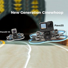 Pavo35 브러시리스 BWhoop 쿼드콥터 2006 2400KV 모터 F722 35A V2 AIO 고프로 12 DJI 액션 4 카메라용, 03 Pavo25 V2 PNP, 1개