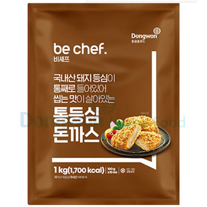 동원홈푸드 비셰프 통등심 돈까스 1kg, 1개