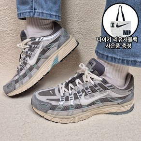 [국내매장판 A/S가능] 나이키 남성 P-6000 플랫 퓨터 라이트 아이언 오어 그레이 운동화 나이키리유저블백소형 증정