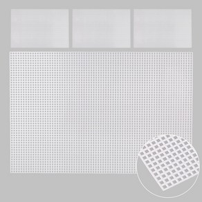 [모핸] 네트공예 망스티치 가방망 (30x20사이즈 1칸 4mm), 4개, 화이트