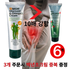 MSM 글루코이드 오메가3 크림, 6개