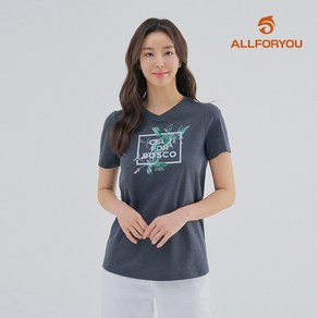[올포유] [모델착장] 여성 원포인트 반팔 티셔츠 ALTRM4151-190