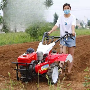 소형 아세아관리기 4륜 밭갈이 트렉터 기계 륜구동 경작기 아세아, 1개, 173공냉식디젤핸드스티어링모델+액세서리풀세트