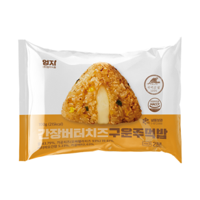 [엄지] 간장버터치즈주먹밥 100g (냉동) x 10개 (낱개포장)