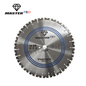 삼성다이아몬드 마스터프로 16인치 4.0T 벽면용 절단날 국산 콘크리트 마른날 컷팅날, 1개