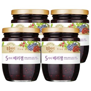 복음자리 5가지 베리잼, 350g, 4개