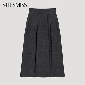[쉬즈미스(SHESMISS)] [쉬즈미스] 클래식 체크 플레어 스커트_SWWSKO42120_DG