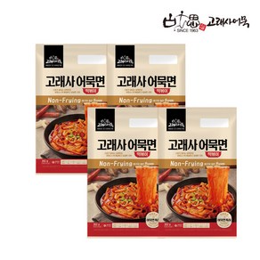 고래사어묵 고래사어묵면 떡볶이362g 4봉, 4개, 362g