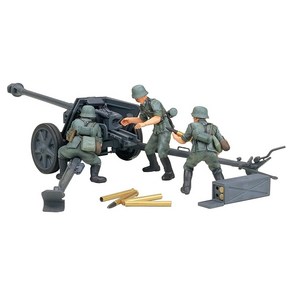 타미야 1/35 밀리터리 미니어처 시리즈 No.47 독일 육군 75mm 대전차포 프라모델 35047, 1개