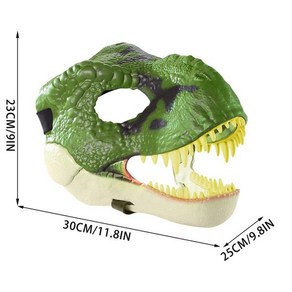 공룡가면 led 가면 드래곤 뱀 오픈 입 라텍스 공포 헤드 기어 파티 코스프레 의상 무서워 g3, a