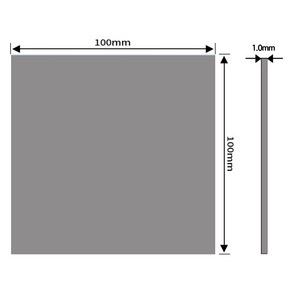 티놀지 써멀패드 서멀패드 6W 100mm x 100m x 1mm, T-6W10