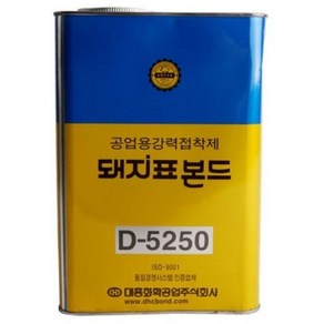 초특가 돼지표 19금 산업체전용 본드 D-5250 3Kg, 초특가 돼지표 19금 산업체전용 본드 D-5250 3K, 1개