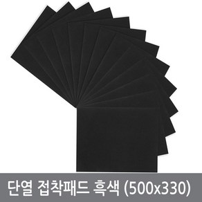 싸이피아 열전소자 단열 접착패드 흑색 펠티어 냉각 (500x330x3mm), 1개