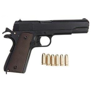 장난감 권총 콜트 스케일 모델건 검정 풀메탈 시뮬레이션건 Black Colt1911 Model gun Metal simulation pistol hand guns