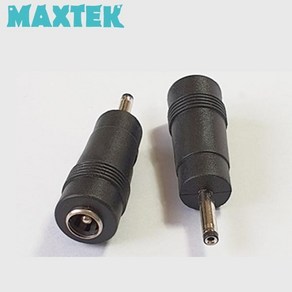 [MAXTEK] DC전원 to DC전원 M/F 변환젠더 입력:외경5.5 / 내경2.1 출력:외경3.0 / 내경1.1 [MT336], 1개