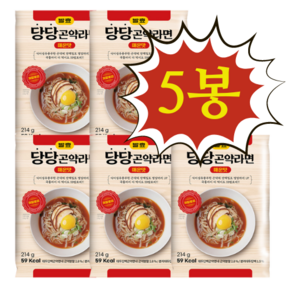 당당 곤약 라면 다이어트 야식 간식 면 매운맛 59칼로리 x 5팩