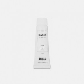 쉴드 베이직 수채화 20ml 701_White 흰색, 단품, 단품