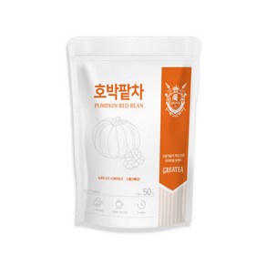 Geatea 그래이티 국산 늙은호박팥차 50티백, 3개, 50개입, 1.5g