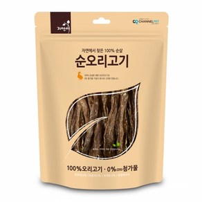 자연애 무첨가 강아지간식 순오리고기 200g, 오리고기, 4개