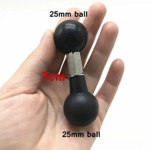 13mm 홀더 전송 듀얼 인치 1 고프로 볼 액션 15mm 스마트폰 어댑터 헤드 볼 25mm 마운트 카메라 GPS 브래킷용 17mm, [07] 1pc aluminum, 7) 1pc aluminum, 1개