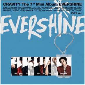 개봉앨범 포토카드 없음/ CRAVITY (크래비티) - The 7th Mini Album EVERSHINE (PLVE ve.) 버전선택, 형준